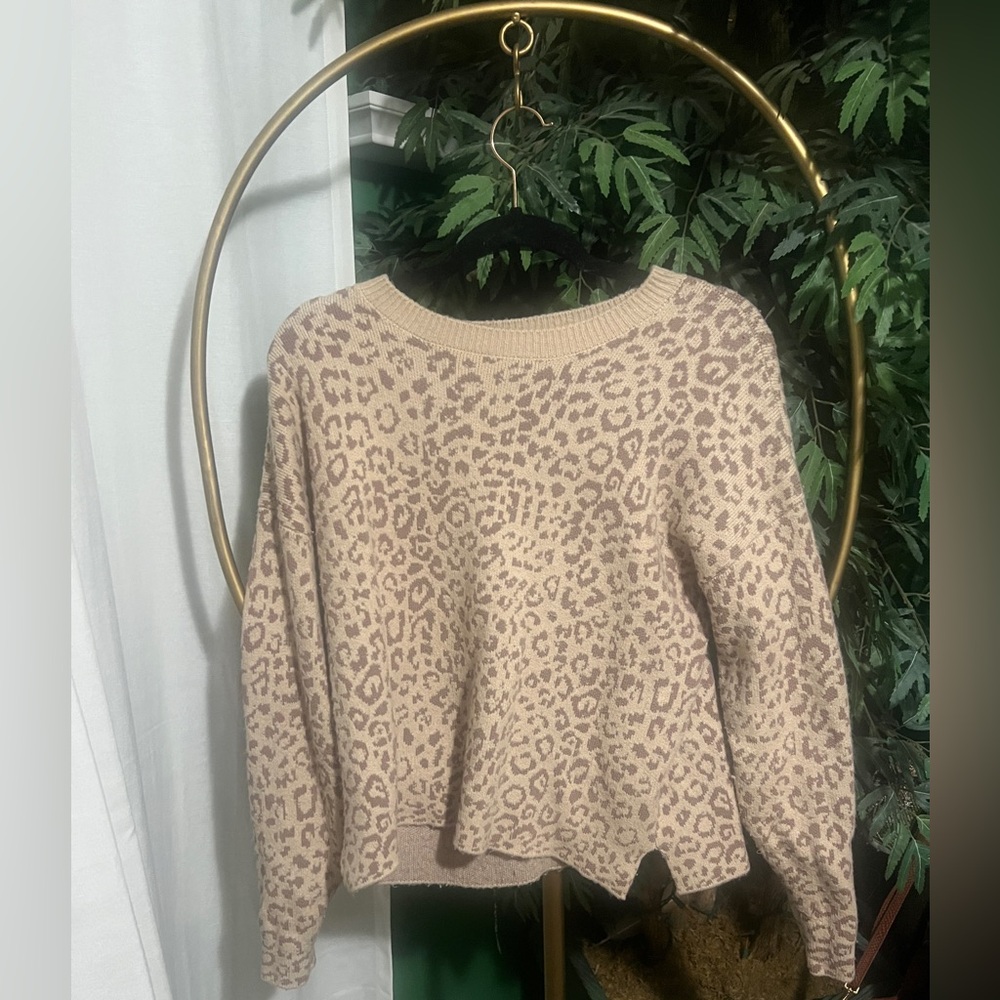 Joie Leopard Print Women's Sweater